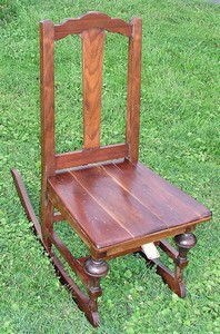 Walnut Sewing Dresser